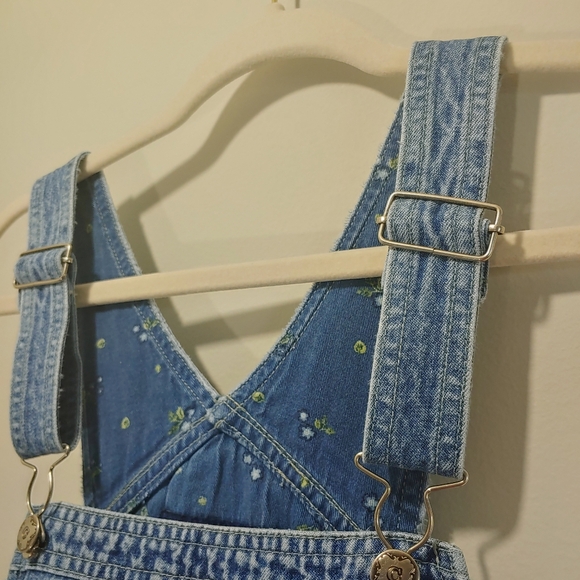 Vintage Denim Cherokee Overall Pants 100% Cotton Light wash Size L - Picture 9 of 10